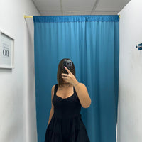 Vestito corto in lino 8983