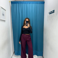 Pantalone a palazzo con bottoni 6152
