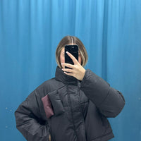 Cropped Snap Jacket - 7133