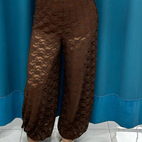 Pantalone palazzo in pizzo lumina 2874