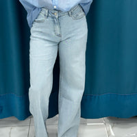 Jeans wide leg denim 21906