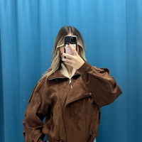 Giubbino "Biker in Suede"-2888