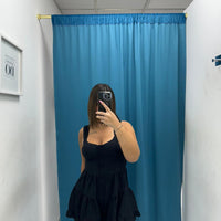 Vestito corto in lino 8983