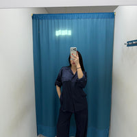 Pantalone palazzo satin 24205