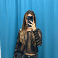 Maglia con trasparenze 1323