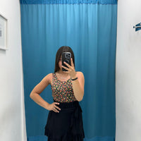 Body a fiori con scollo 8763
