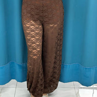Pantalone palazzo in pizzo lumina 2874