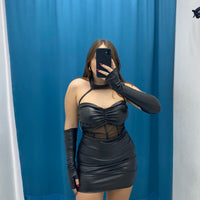 Vestito in ecopelle 6999
