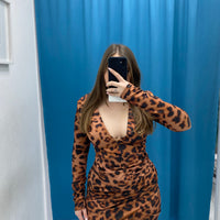 Vestito Leo con scollo 24854