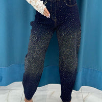 Jeans balloon con brillantini 1279