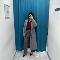 Pantalone a palazzo con cintura 6165