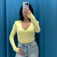 Body con scollo a V 5291