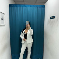 Pantalone slim bianco 51134