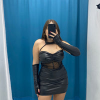 Vestito in ecopelle 6999