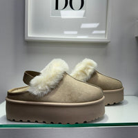 Stivali imbottiti Slingback beige