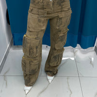 Jeans cargo shade beige 12020