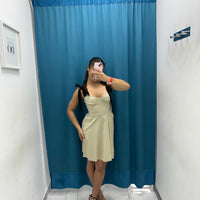 Vestito corto bow 1324