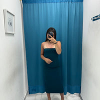 Vestito a fascia a coste 200433