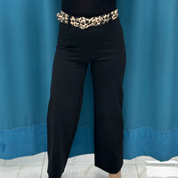 Pantalone a palazzo con cintura 5386