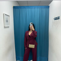 Tailleur con cintura 13158