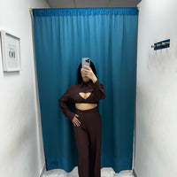 Coordinato top e pantalone 6333