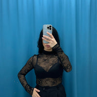 Maglia in pizzo 17112