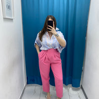 Pantalone slouchy 9104
