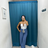 Pantalone in lino -5986