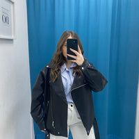 Biker in ecopelle over 0798