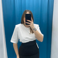 Maglia a mezze maniche con spalline 93755