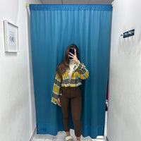 Pantalone slim fit marrone 8870