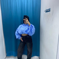 Jeans balloon shine nero 8705