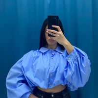 Camicia corta lavorata 30973
