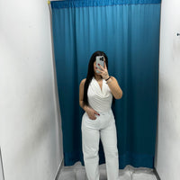 Jeans balloon bianco 6002
