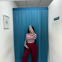 Pantalone a palazzo bordeaux 13127