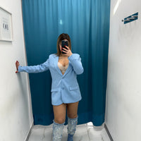 Coordinato giacca e shorts culotte 22191