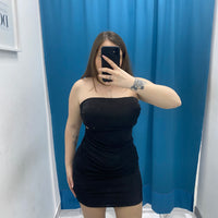Vestito a fascia cut out