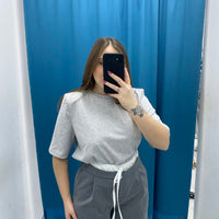 Maglia a mezze maniche con spalline 93755