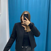 Giacca corta in tweed