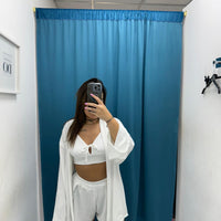 Coordinato blusa e shorts 2132