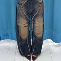 Jeans “Cognac Knee Patch” 93068