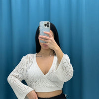 Blusa crochet 2430