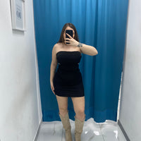 Vestito a fascia cut out