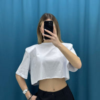 Maglietta” Crop Tee"-1906