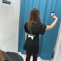 Vestito con fiocco sul retro 6695