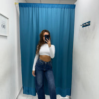 Jeans slouchy denim scuro 1664