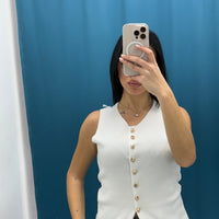 Gilet con bottoni 1600