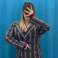 Cappotto “Burgundy Check” - 6726