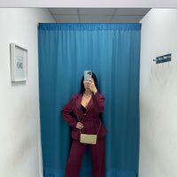 Tailleur con cintura 13158