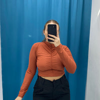 Maglia basic drappeggiata 5272